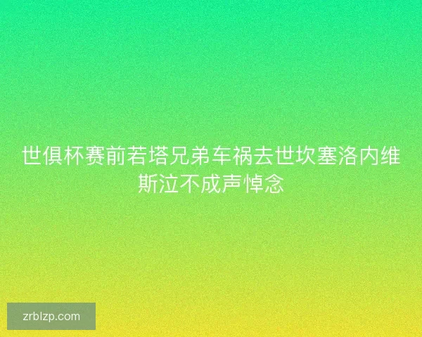 世俱杯赛前若塔兄弟车祸去世坎塞洛内维斯泣不成声悼念